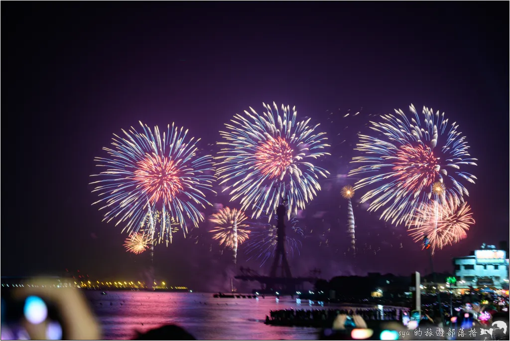 迎接2025的淡水1314跨年煙火秀