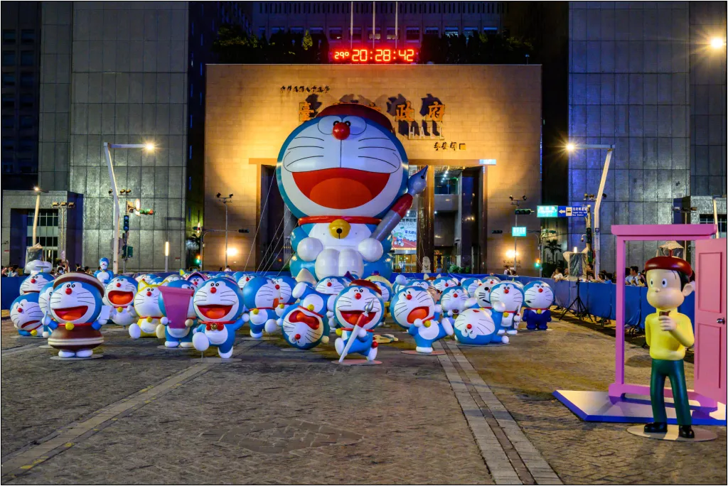 100%哆啦A夢 & FRIENDS 巡迴特展|台北市政府快閃 4 哆啦A夢 台北市政府快閃