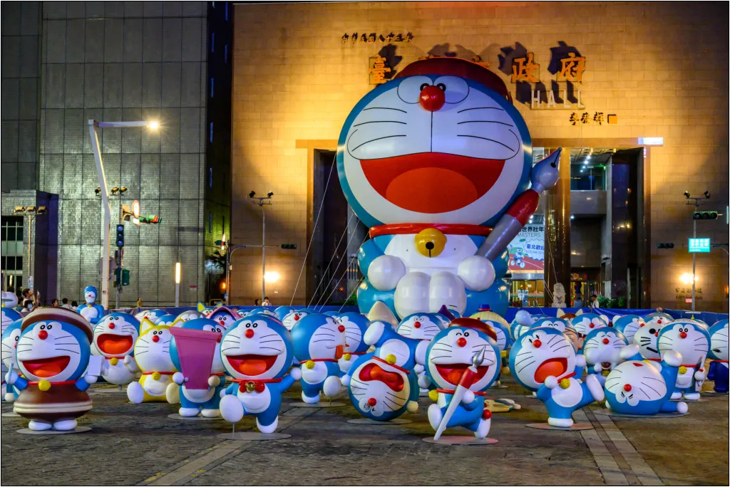 100%哆啦A夢 & FRIENDS 巡迴特展|台北市政府快閃 5 哆啦A夢 台北市政府快閃