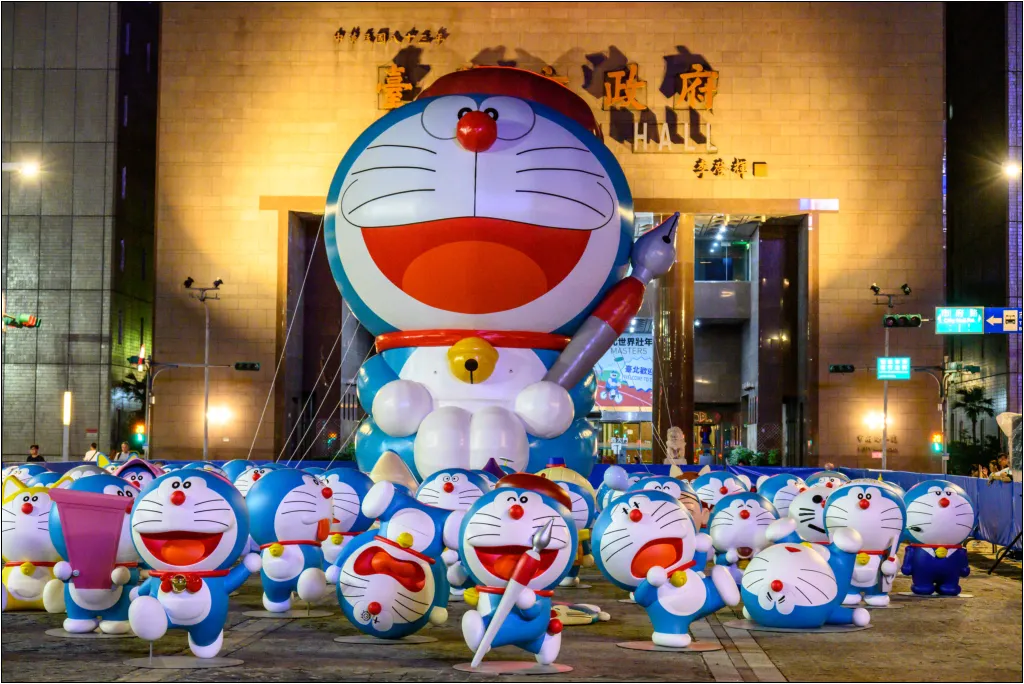 100%哆啦A夢 & FRIENDS 巡迴特展|台北市政府快閃 10 哆啦A夢 台北市政府快閃