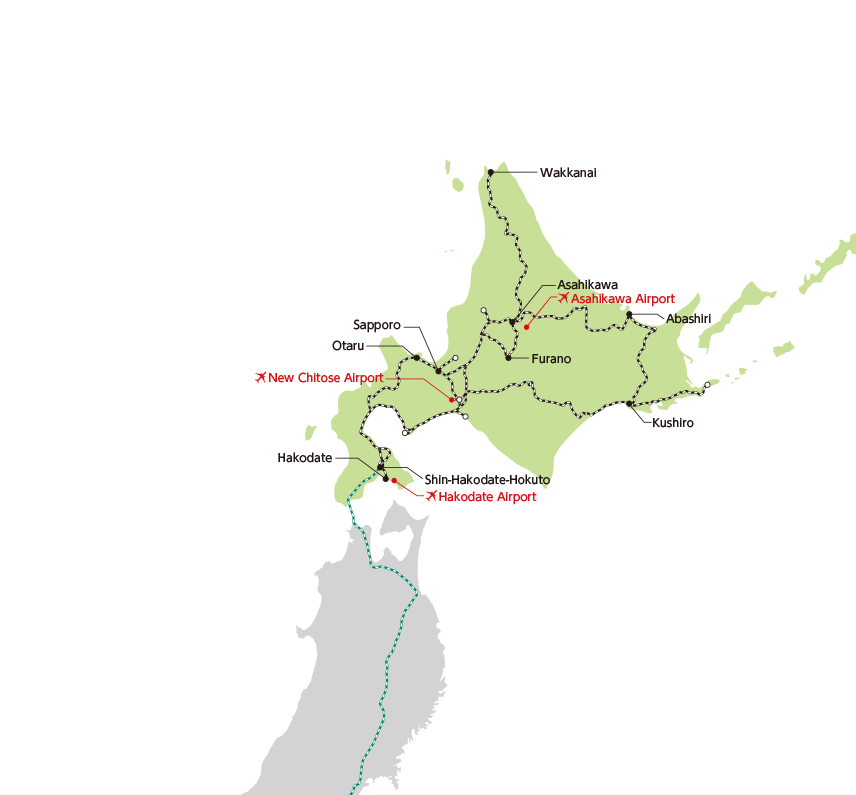 JR PASS各種周遊券的對應區域與購買連結