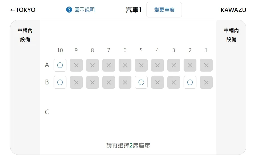 Saphir Odoriko 踴子號|東京到伊豆全指定席的奢華列車預約全攻略 23 Saphir Odoriko 踴子號 預約步驟說明