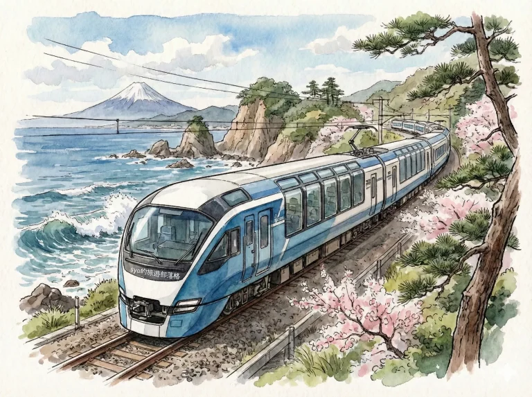 Saphir Odoriko 踴子號|東京到伊豆全指定席的奢華列車預約全攻略 4 Saphir Odoriko 踴子號