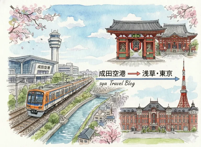 成田機場到東京、淺草的交通 9 成田機場到東京、淺草的交通方式