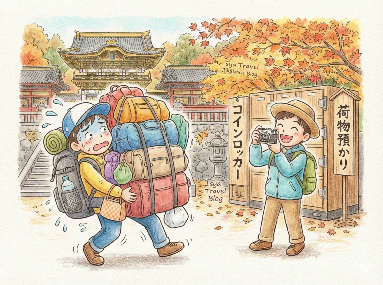 日光、日光東照宮附近的寄物點,空手旅遊才輕鬆! 1 日光東照宮附近的寄物點