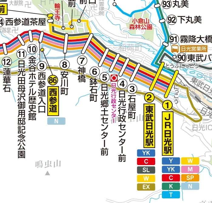 日光、日光東照宮附近的寄物點,空手旅遊才輕鬆! 7 Tobu Bus