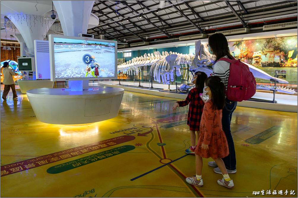 北門遊客中心互動式的多媒體展區