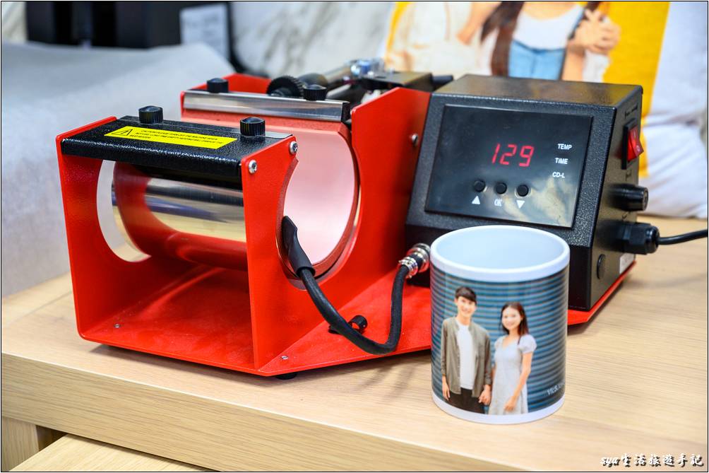 馬克杯與熱轉印機-客製化印刷設備